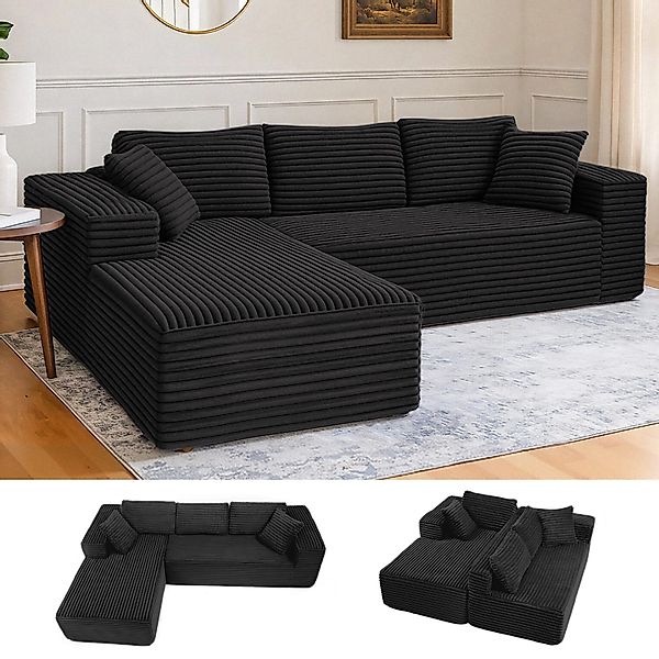 COMHOMA Sofa Big-Sofa, L-förmige Sofa, Couch günstig online kaufen