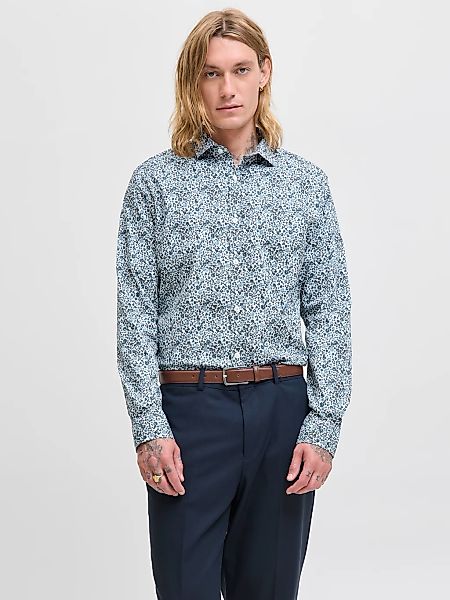 Jack & Jones Langarmhemd "JPRBLABLACKPOOL STRETCH AOP LS SHIRT SN" günstig online kaufen