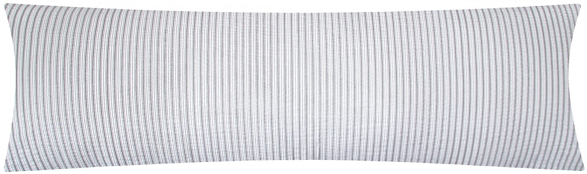 Heubergshop Seitenschläferkissenbezug, (1 Stück), Seersucker 40x145cm günstig online kaufen