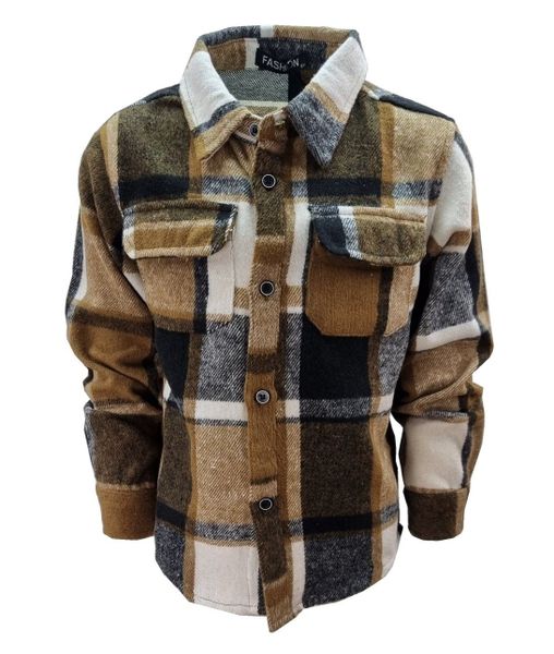 Fashion Boy Flanellhemd Flanellhemd kariertes Hemd günstig online kaufen