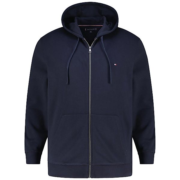 Tommy Hilfiger Kapuzenjacke aus Baumwolle Farbe marine Größe: 4XL günstig online kaufen