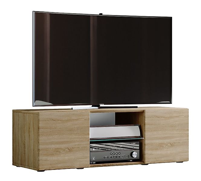 VCM TV-Board Holz TV Lowboard Möbel Fernsehschrank Lowina günstig online kaufen