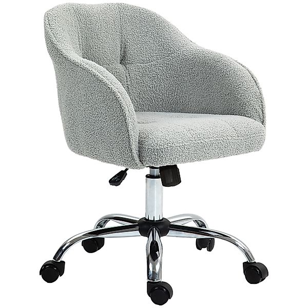 HOMCOM Homeoffice Stuhl, Ergonomisch Schreibtischstuhl Drehstuhl Höhenverst günstig online kaufen
