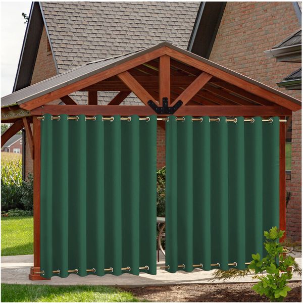 Qelus Gardine Outdoor Vorhang Sichtschutz,Wetterfest Blickdicht günstig online kaufen