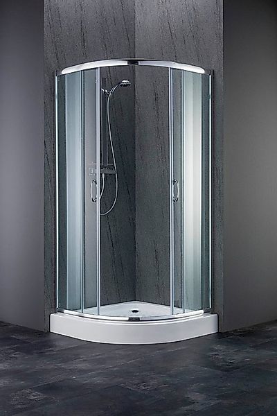 welltime Runddusche Summer SET, BxT: 80x80 cm, Einscheibensicherheitsglas, günstig online kaufen