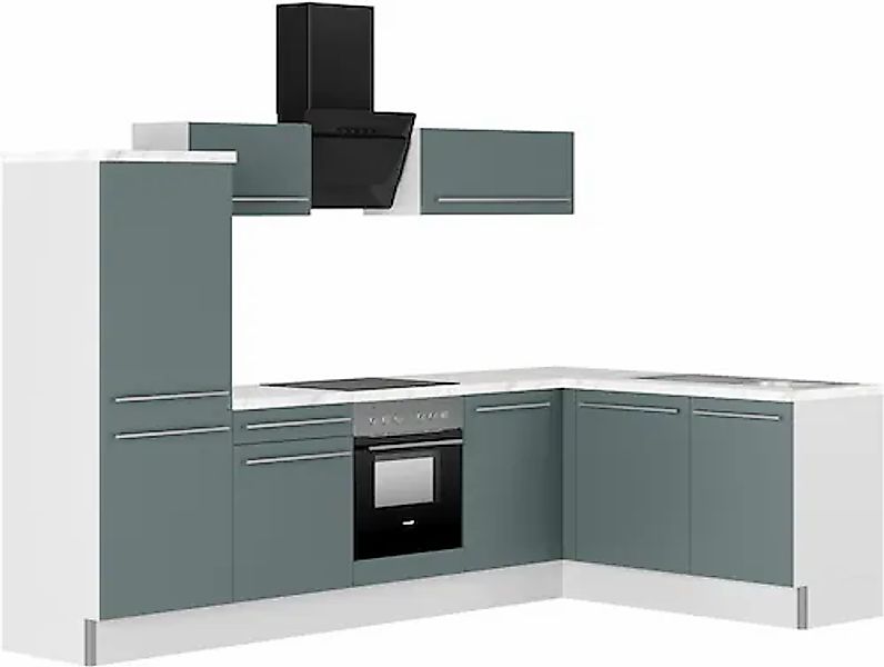 KOCHSTATION Küche »KS-Bern2«, Stellmaße 295 x 175 cm, wahlweise mit E-Gerät günstig online kaufen