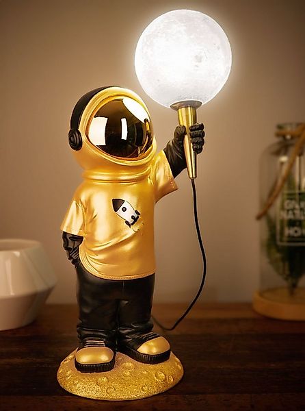 BRUBAKER LED Nachttischlampe Astronauten Tischlampe - 46 cm Weltraum Tischl günstig online kaufen