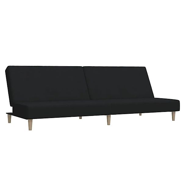 vidaXL Schlafsofa 2-Sitzer Schwarz Stoff 375725 günstig online kaufen