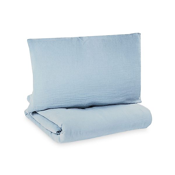 Julius Zöllner Babybettwäsche denim Bettwäsche Musselin günstig online kaufen