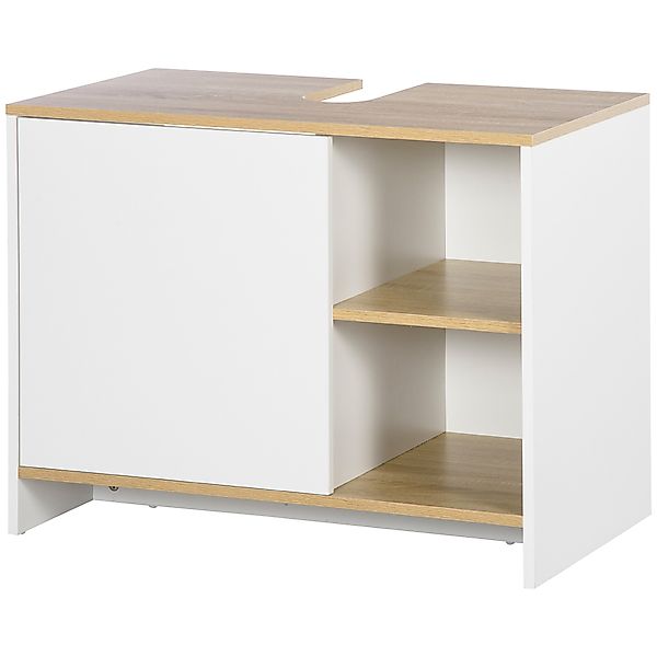 Kleankin Unterschrank mit Schrank und 2 Regalen aus Spanplatte, 77 x 45 x 6 günstig online kaufen