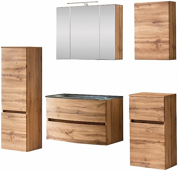 welltime Badezimmer-Set "Kaunas" Set, 5 Stk. tlg. günstig online kaufen