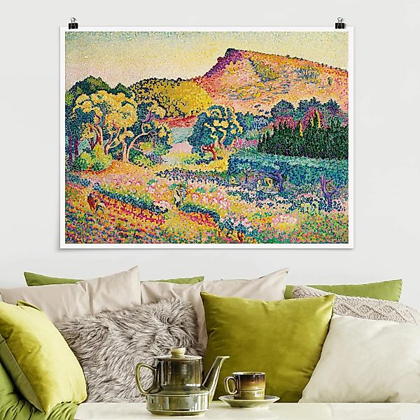 Poster - Querformat Henri Edmond Cross - Landschaft mit Le Cap Nègre günstig online kaufen