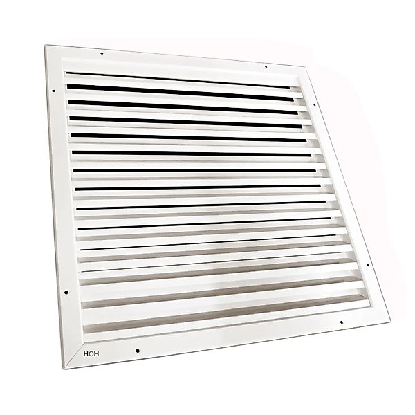 Häusler Lüftungsgitter LG-5050 RW Alu Weiss PVD 545 x 545 mm Abluftgitter günstig online kaufen