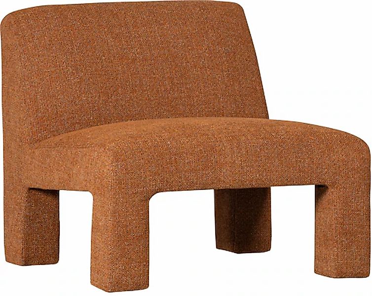 WOOOD Sessel "Lavid", gewebter Stoff, 4-Fuß-Gestell H 73 cm x B 74 cm günstig online kaufen