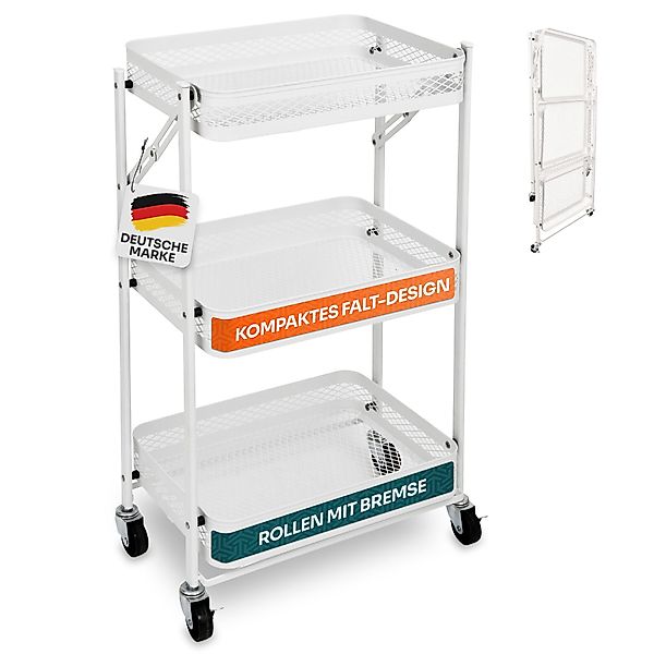 Gardissimo Beistellwagen klappbar mit 4 Rollen günstig online kaufen