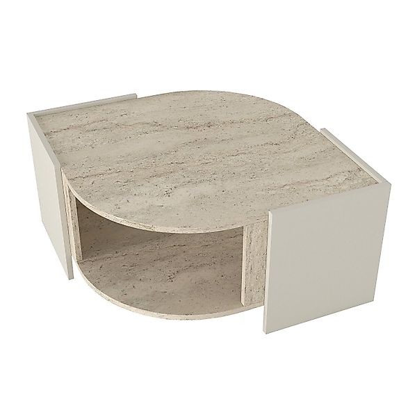 moebel17 Couchtisch in Beige mit Granit günstig online kaufen