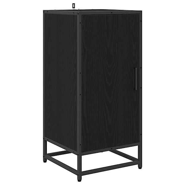 vidaXL Sideboard Schwarz Eichen-Optik 35 x 35,5 x 76 cm Holzwerkstoff 88358 günstig online kaufen