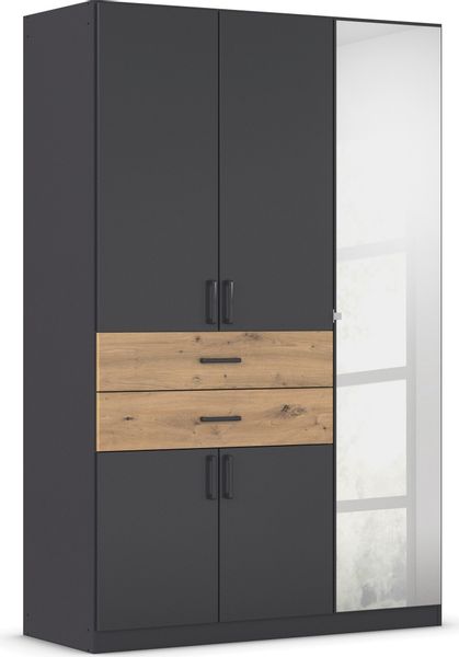 rauch Drehtürenschrank "Maika" mit Spiegel, 2 Schubladen, in verschiedenen günstig online kaufen