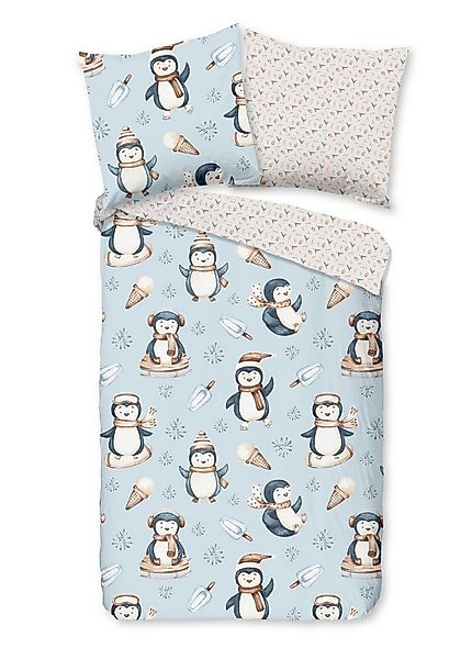 good morning Bettwäsche Flanell Bettwäsche 135 X 200 cm + 1- 80 X 80 cm Jan günstig online kaufen