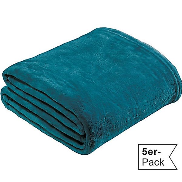 Wohndecke Fleece Wohndecke 5er-Pack "Amarillo", REDBEST, günstig online kaufen