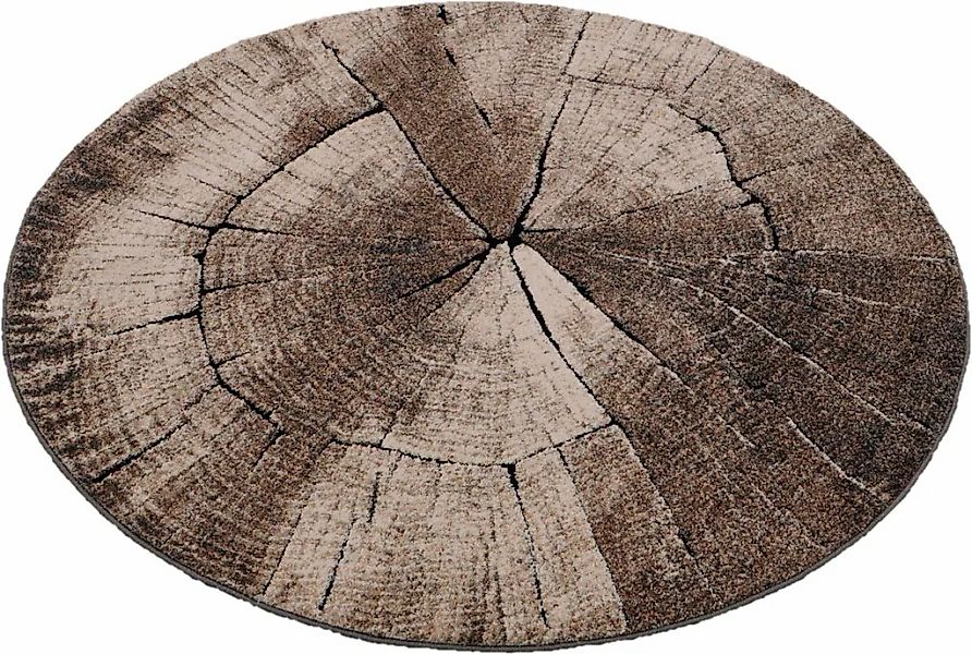 merinos Teppich "Ibiza 605" rund 13 mm Höhe Wohnzimmer günstig online kaufen