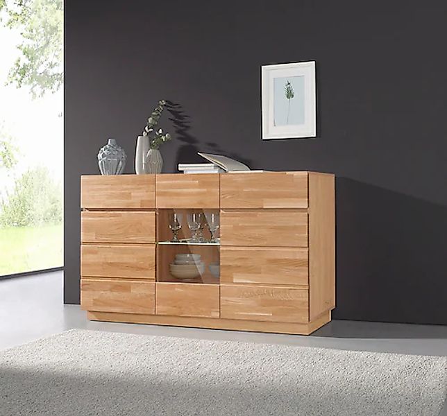 Home affaire "Laima" Kommode, Breite 140 cm, teilmassiv, FSC-zertifiziert günstig online kaufen