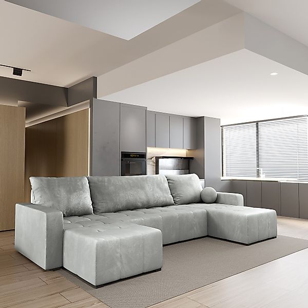 Masseno Ecksofa TOLARI mit Schlaffunktion U-Form, günstig online kaufen