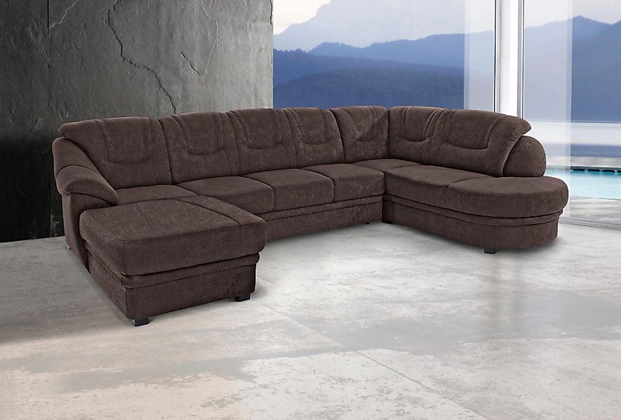 sit&more Wohnlandschaft »Savoni U-Form« wahlweise mit Bettfunktion günstig online kaufen