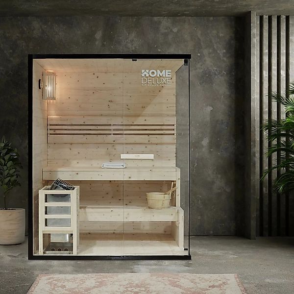 Home Deluxe Traditionelle Sauna SHADOW L für bis zu 3 Personen günstig online kaufen