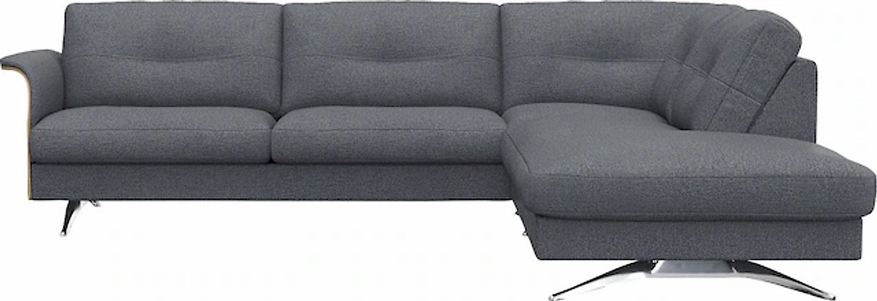 FLEXLUX Ecksofa »Glow, super bequem durch hochwertigem Sitzaufbau mit Feder günstig online kaufen