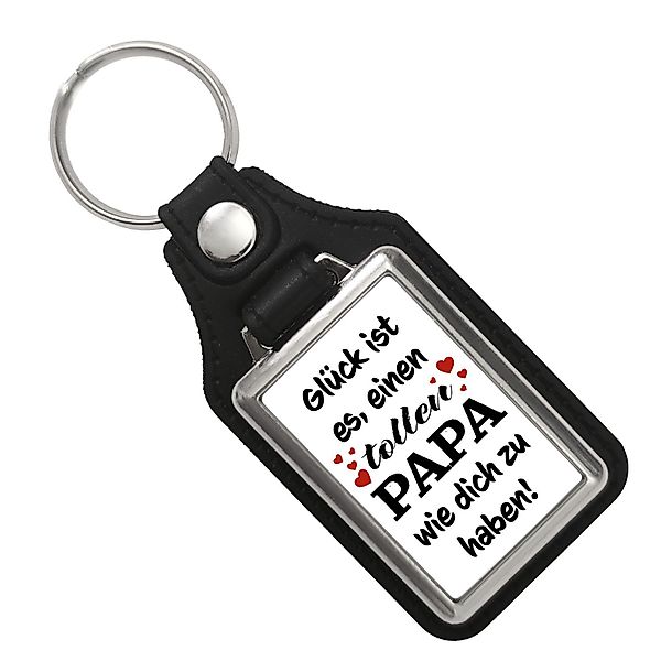 speecheese Schlüsselanhänger Toller Papa Glück Schlüsselanhänger günstig online kaufen