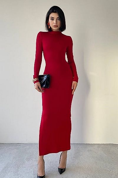 WOMAN VISION Abendkleid Damen Mauve Sandy Stoff Rückenfreies Binden und Sch günstig online kaufen