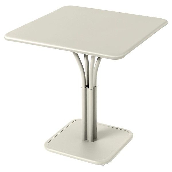 Luxembourg Kleiner Outdoor-Tisch 71x71 cm Lehmgrau günstig online kaufen