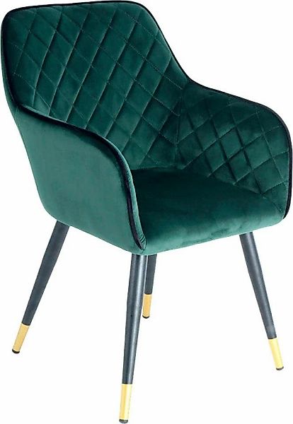 Kayoom Stuhl "Amino 525, stilvoller Design-Stuhl,samtweicher Bezug aus Velv günstig online kaufen