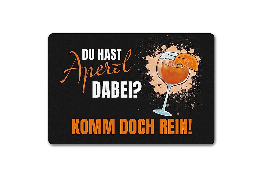 speecheese Fußmatte Cocktail Fußmatte in 40x60 cm ohne Rand mit Spruch Du h günstig online kaufen