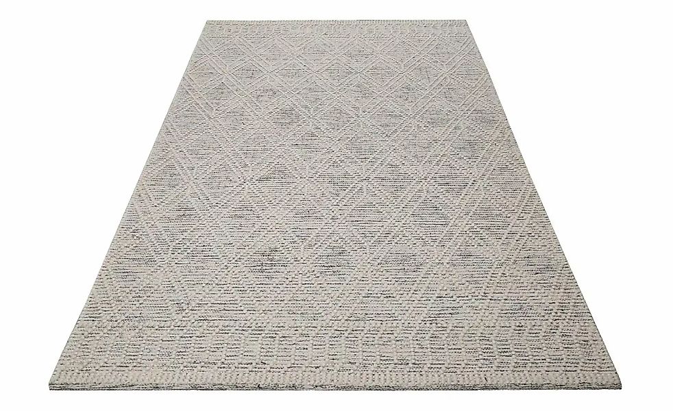 Esprit Handwebteppich   ¦ weiß ¦ Wolle ¦ Maße (cm): B: 160 H: 0,8 Teppiche günstig online kaufen