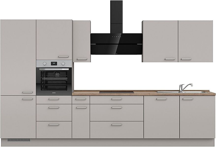 nobilia® Küchenzeile "Touch premium", vormontiert, Ausrichtung wählbar, Bre günstig online kaufen