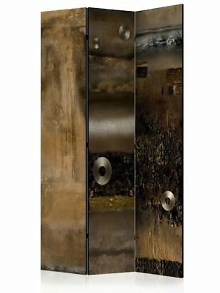artgeist Paravent Metal Alliance [Room Dividers] braun-kombi Gr. 135 x 172 günstig online kaufen