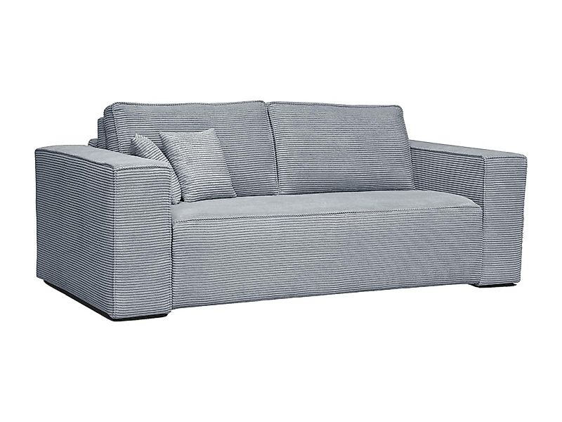 Schlafsofa mit Matratze 4-Sitzer - Cord - Grau - Liegefläche 160 cm - Matra günstig online kaufen