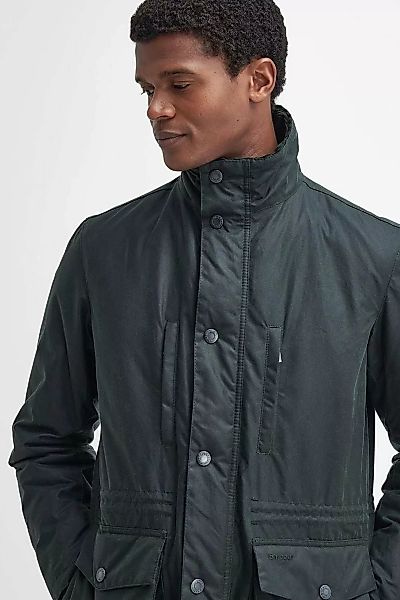 Barbour Falstone Wachsjacke Dunkelgrün - Größe XXL günstig online kaufen