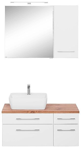 welltime Badmöbel-Set »Davos« 3 Stk. tlg. günstig online kaufen