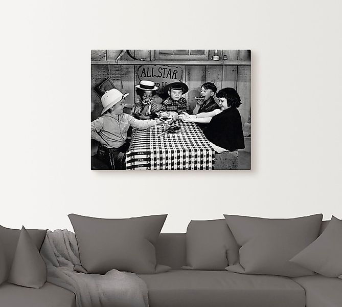 Artland Wandbild "Die kleinen Strolche, 1935er" Film 1 Stk. tlg. als Leinwa günstig online kaufen