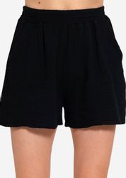 SASSYCLASSY Shorts High-Waist Musselin Shorts Damen günstig online kaufen
