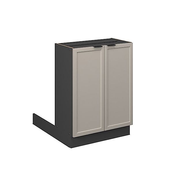 Vicco Unterschrank Fame-Line, GrauBeige/Anthrazit, 60 cm günstig online kaufen