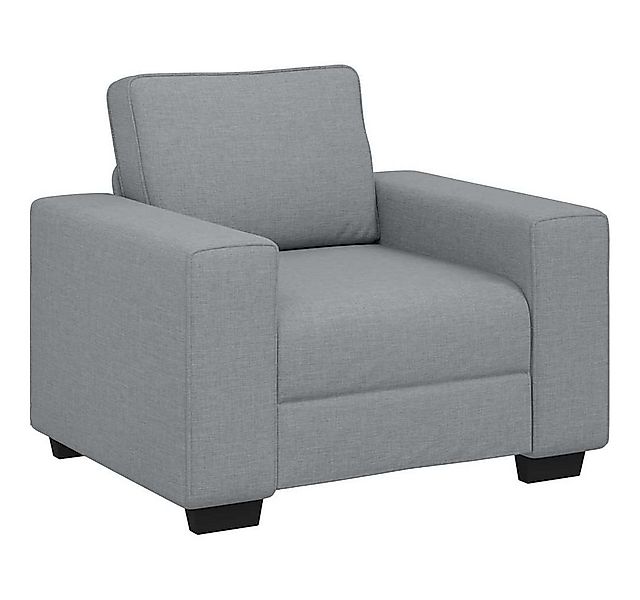 vidaXL Sofa Sessel Hellgrau 60 cm Stoff günstig online kaufen