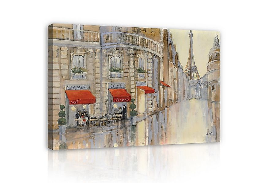 Wallarena Leinwandbild Paris Kunst Art Beige Stadt Modern Wandbilder Wand D günstig online kaufen