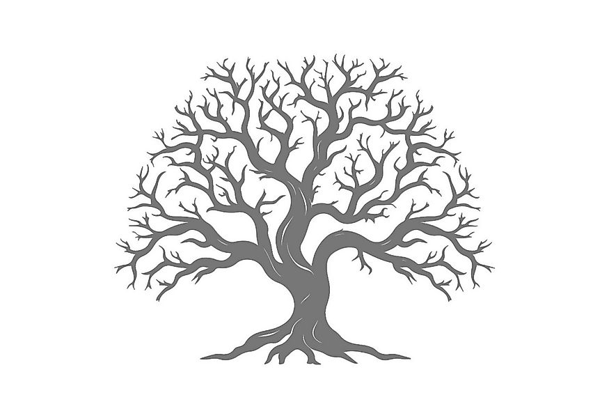 Jumpeak Wanddekoobjekt Großer Baum Metall Wanddekoration, abstrakte Äste, n günstig online kaufen