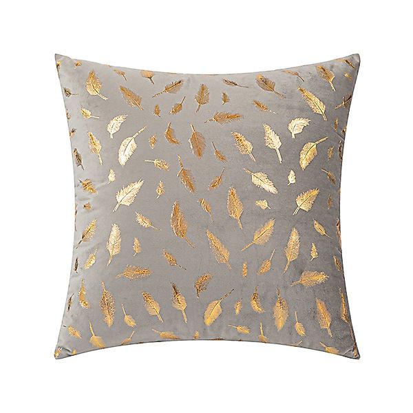 Sunicol Kissenbezug Samtkissenbezüge, Goldene Feder, 45x45cm, günstig online kaufen