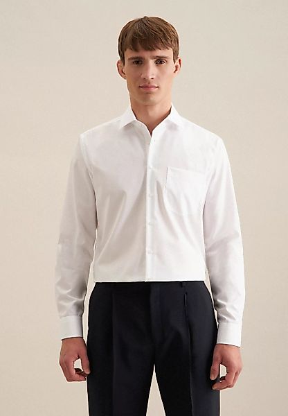 seidensticker Businesshemd "Schwarze Rose", Comfort Kentkragen Uni günstig online kaufen