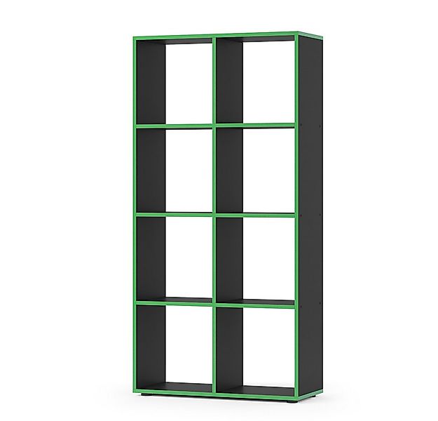 Vicco Raumteiler Scutum, Schwarz/Grün, 72 x 143 cm günstig online kaufen